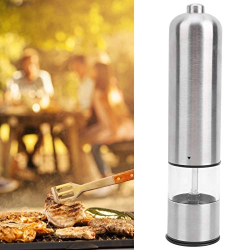 Moinho de sal, Moedor elétrico de sal e pimenta sem fio 80ML, multifuncional para cozinha de especia