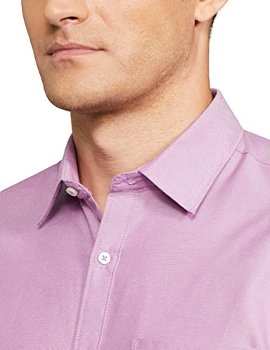 Image of Max Men Cotton Solid Slim Fit Oxford Shirt