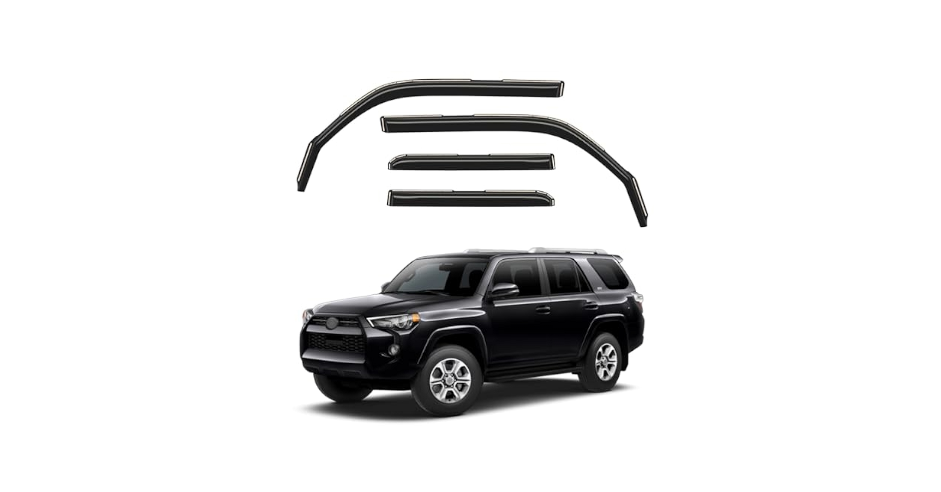 ウランガラス Amazon.com: AceRide in-Channel Window Visors for Toyota