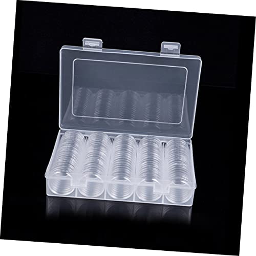 Kit 2 sets caja organizadora plástica para monedas miniatura 5