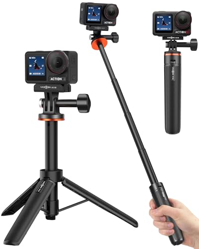 Trépied mini selfie 2-en-1 Osmo Action perche extensible 51 cm stable