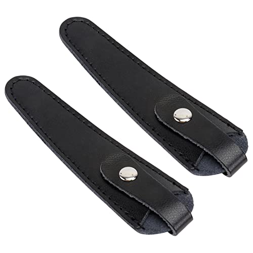 TOVINANNA Scissors Heavy Duty Cover Cattlehide Scissors Barber Shear Bag Protective Scissor Cover