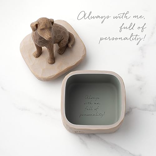 Willow Tree Love My Dog Dark Keepsake Box
