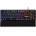 The G-LAB Keyz Carbon E Clavier Mécanique Gamer Azerty Blue Switches Ultra Précis - 16 Effets de Rétro-Éclairage - Repose-Poignets Magnétique - Compatible PC PS4/PS5 Xbox One/Series X - NOUVEAU 2022