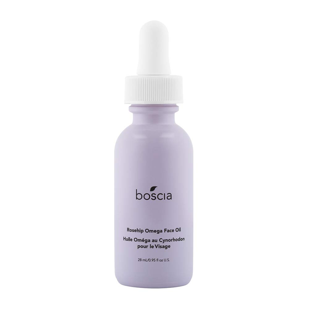 boscia Rosehip Omega Face Oil - Vegan, Cruelty-Free, Natural and Clean Skincare| Natural and Vegan Rosehip Oil for Dry Skin & Uneven Skin Tone, 0.95 fl oz