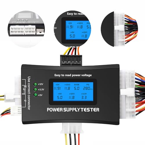 Ya en mundofriki.es: Probador de Fuente de Alimentación para PC, QIQIAZI Tester ATX con Pantalla LCD de 1,8", Compatible con ATX/ITX/IDE/HDD/SATA/BYI, Probador Digital con Alarma de Error y Luz LED