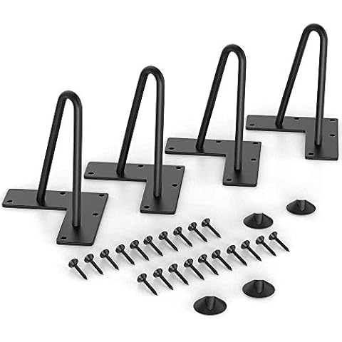 WINSOON 4 Inch Hairpin Legs for Furniture Cover
