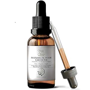 Noa’s Choice ORGANIC Ayurvedic Hair Growth Formula, for FULLER, LONGER, Thicker, Healthier Hair. Restore a HEALTHIER scalp. Best Treatment for Hair Loss, Thinning Hair 2.1oz