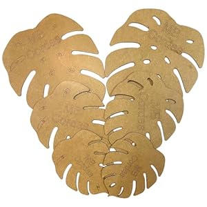 MB Cordas MonsteraP01 Makramee-Schneideschablonen-Set 6 Stück