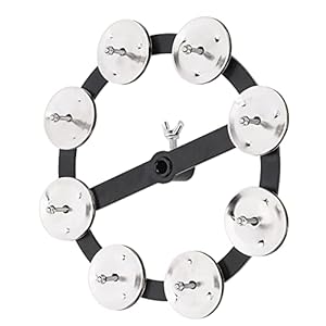 Drumset Hi Hat Tamboerijn, helder en zoet licht Jingle Sound Roestvrijstalen tamboerijn voor verschillende speelstijlen