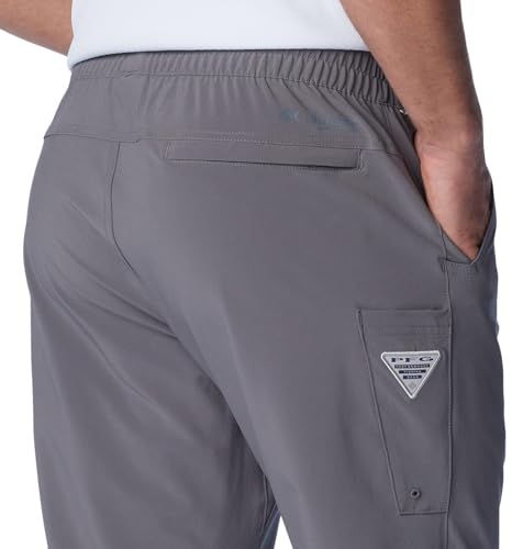 Image of Columbia Men Polyester Omni-Shade Polo Terminal Roamer Stretch Hiking & Trekking Pant