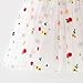 Toddler Girls Cute Tulle Embroidered Summer Dress Loose Sleeveless Kids A-Line Layered Swing Party Dresses for 1-7 Years