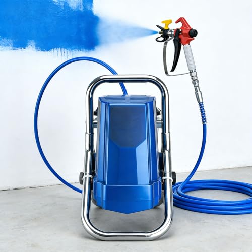 SEDAMORALLY Système de Pulvérisation de Peinture 1800 W, Station Haute Pression 2L/Min, pour l’Utilisateur Domestique peignant Murs intérieurs