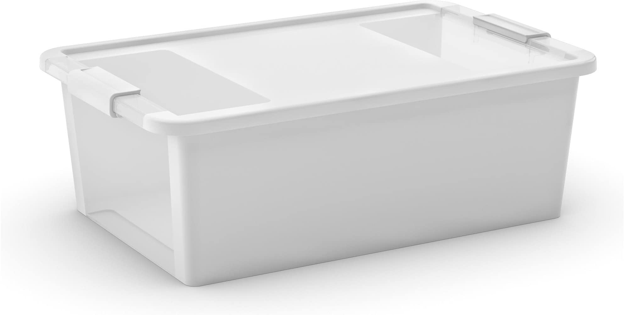 PROREGAL SuperSparSet 10x Mehrzweck Aufbewahrungsbehälter STORAGE mit Deckel | HxBxT 19x55x35cm | 26 Liter | Weiß | Behälter, Box, Aufbewahrungsbehälter, Aufbewahrungsbox