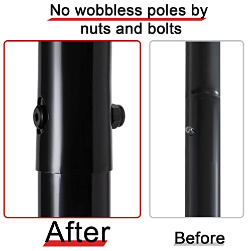 Ydds Tetherball Set With Base | Glow In Dark Tether Ball And Rope With Poles For Backyard, Kids And Adults (2 Balls Packed) #TOP6