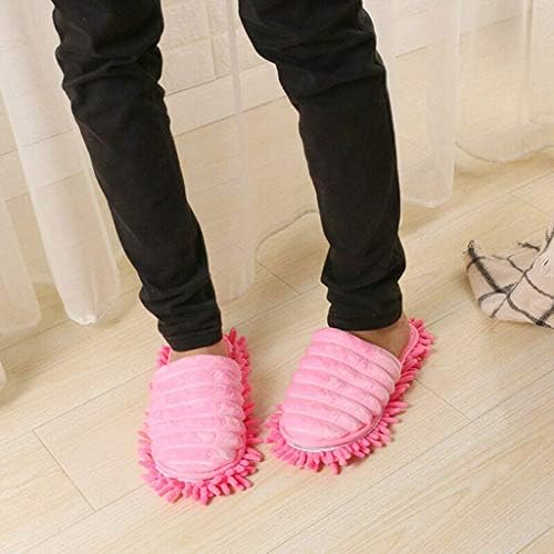 Lazy Mop Slippers Walking Cleaning Dust Warm Polishing Floor 1 Paircleaning House Mop Slippers Multifultional Floor Cleaning Shoes Popular and Practical Convenient and Practical