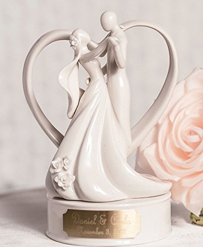 Personalized Dancing Bride And Groom Topper