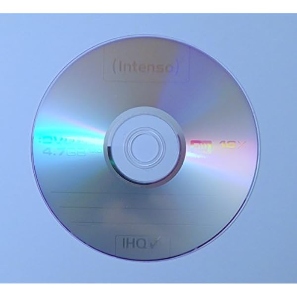 2 szt. surowe DVD+R Intenso 4,7 GB 16x Speed, zapakowane w papierowe etui