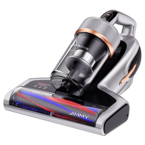 Jimmy BX7 Pro Mattress Vacuum Cleaner, Bed Vacuum Cleaner with UV-C & Ultrasonic & 5s Quick Heating, 16Kpa Suction 480W Handheld Vacuums for Dust & Pet Hair with HEPA(Gray, Corded)