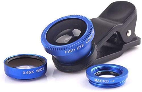Newly 3in1 Lens Kit for Mobile Phone 0.67X-Wide Angle 180-Degree Fish Eye 10X-Macro Lens Small Object Shot Lens Multi-Colour Compatible with All Smartphone, iOS Devices & Tablets (B0D9KN2415) Amazon Price History, Amazon Price Tracker
