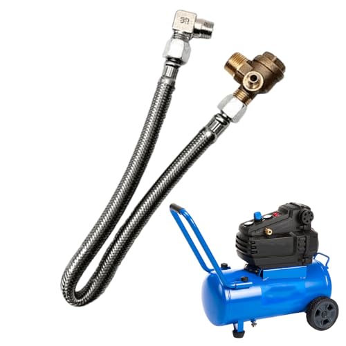 Tuyau de valve de compresseur d'air – Dispositif anti-refoulement scellé, tube adaptateur hermétique scellé avec clapet anti-retour pour jardin, marine, industriel, camping-car, camion, sous-sol