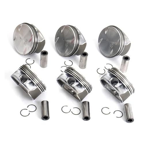 6 pistones y anillos M272 M273 de 92,9 mm Φ22 mm (2720308917, 2720309717). Compatibles con Mercedes-Benz CLK350, CLS350, C350, E350 y GL450 (motores V6 de 3,5 L y V8 de 4,7 L).