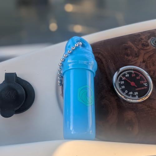 Image of Seahive Floating Keychain (1 pack) with Waterproof Safety Container Boat Key Float - Pontoon, Fishing Accessories key holder