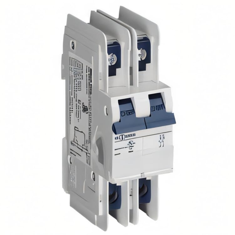 2C1DL Circuit Breaker Thermal Magnetic 1A AC 250 V DC Lever DIN Rail
