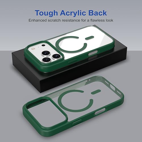 Image of Zapcase Back Case Cover for iPhone 17 Pro | Compatible for iPhone 17 Pro Back Cover | Scratch-Resistant Back Cover | Forest Green