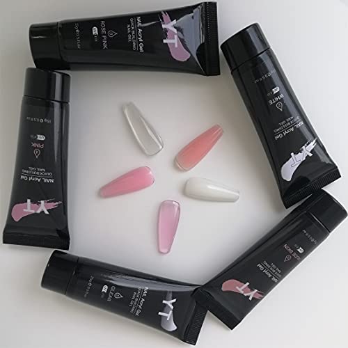 Poly Nagelgel Set 5 Farben 15ml Nagel Gel Design Builder UV Nagelverlängerung Nail Extension – Bild 5