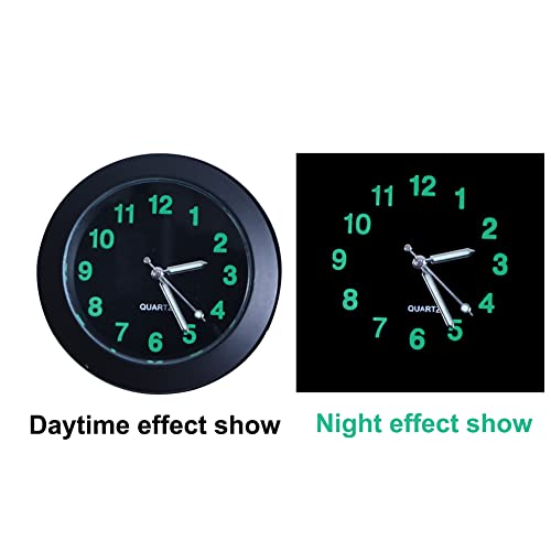 Tulov Orologio da moto, nero, diametro 22 - 25 mm