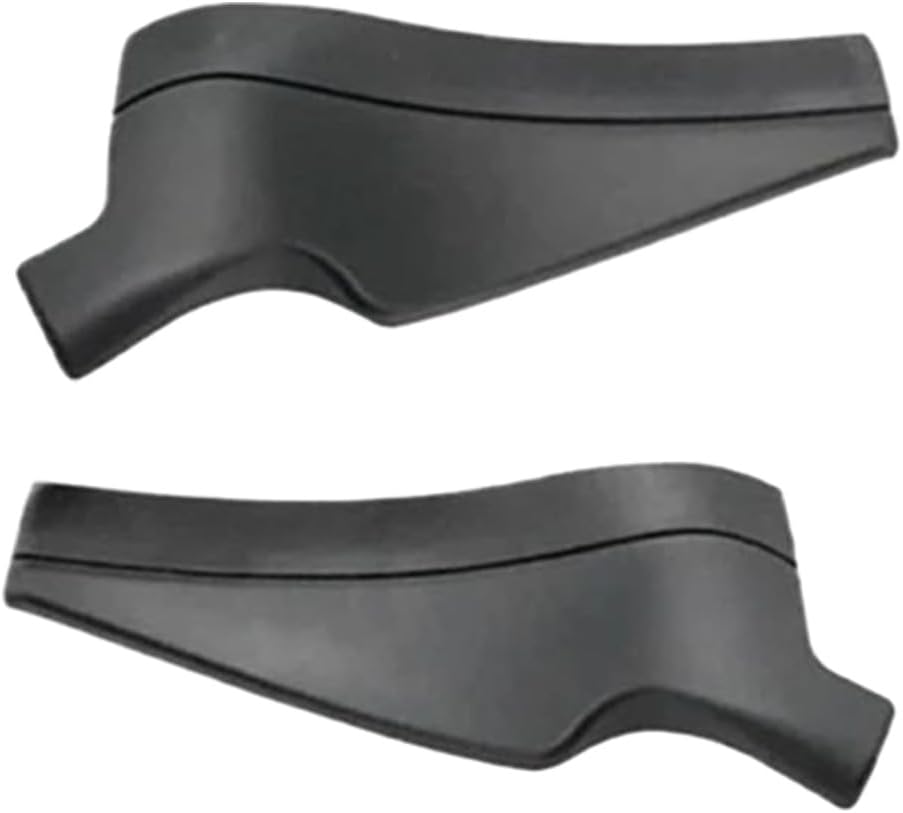 Front Wiper Side Cowl Cover, Windshield Louvers Outer Extension Trim, Replaces 670013463, 670013462, Compatible with Maserati Quattroporte Ghibli 2014-2021, 2 pcs