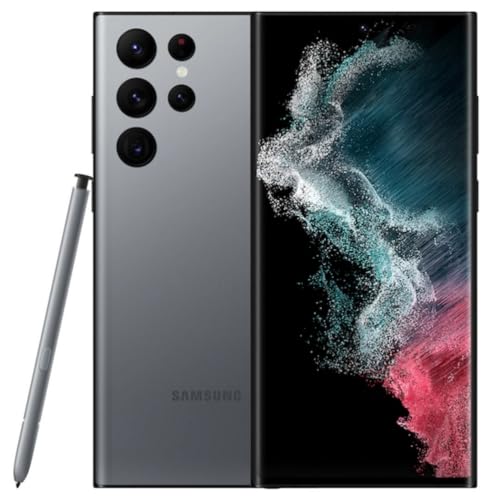 Image of Samsung Galaxy S22 Ultra 5G, US Version, 256GB, Graphite - Unlocked (Renewed)