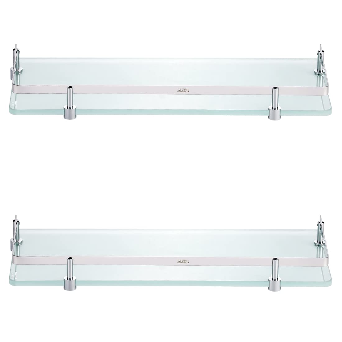 ALTON ASP7301, Frosted Glass Shelf for Bathroom/Kitchen Shelf/Bathroom Accessories/Bathroom Shelves (15 X 6 INCH, Pack of 2) (B0C3RLDRPG) Amazon Price History, Amazon Price Tracker