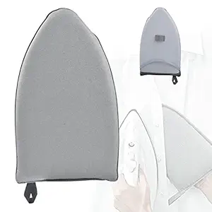 Garment Steamer Ironing Glove, Clothes Steamer Gloves with Finger Loop, Heat Resistant Clothing Steamer for Cloth Iron Board Iron Garment Steamer (Gray)