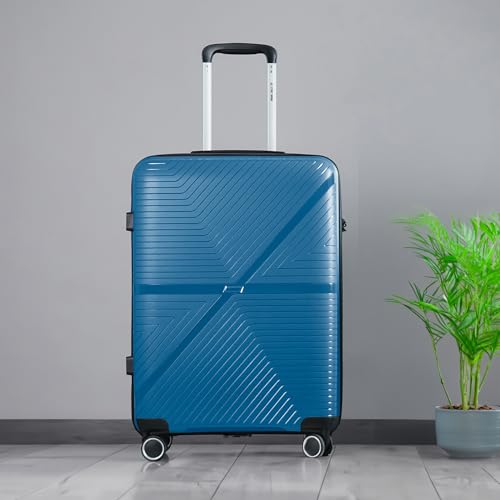 Image of Stony Brook by Nasher Miles Axis Hard-Sided Polypropylene Cabin Luggage Teal 20 inch |55cm Trolley Bag
