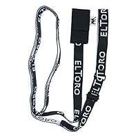 elTORO Spanngurt Spannschnur für Bögen – robuster Nylon-Gurt 230 cm mit gummierter Auflagefläche, 2,5 cm breit, 5 cm Wurfarmaufnahme, sichere Spannhilfe für Recurvebogen, Langbogen und Bogensport