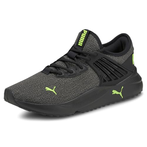 Image of PUMA Mens Pacer Future Knit Lace Up Sneakers Shoes Casual - Black - Size 11.5 D