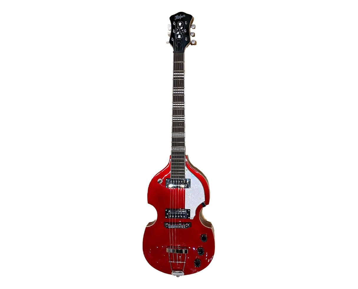 Hofner Ignition Pro Violin Guitar - Metallic Red