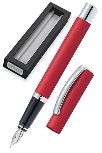 Esterbrook Füllfederhalter Tinte Scarlet - 50ml Glasflacon | Hochwertige Schreibttinte