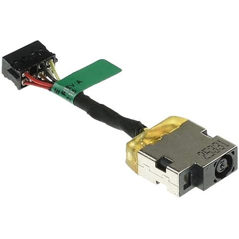 LPUK DC Power Jack Socket Cable Charging Connector Port compatible with HP part number: 700932-FD1/SD1/TD1/YD1 730932-FD1/SD1/TD1/YD1 732067-001 762507-001 767246-001 CBL00385-0030 Cover