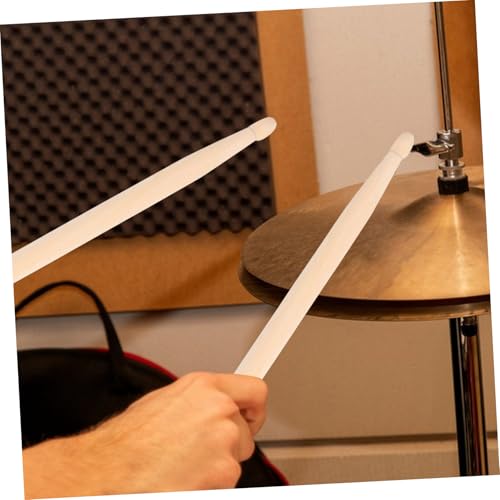 2 pares de baquetas de madera para todos los niveles: agarre cómodo, acabado liso y uso versátil para práctica y actuación, ideal para bateristas de marcha y entusiastas de la música miniatura 7