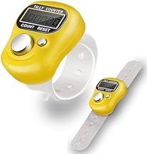 Mini Finger Ring Japa Counter | Digital Tally Counter for Meditation, Prayer & Chanting | LED Display, Adjustable Strap, Easy One-Hand Use (Pack of 1)