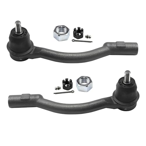 Image of Detroit Axle - Front 8pc End Kit for 2012-2017 Kia Rio, 2 Lower Control Arms with Ball Joint Assembly 4 Inner Outer Tie Rods 2 Sway Bar End Links 2013 2014 2015 2016 Replacement