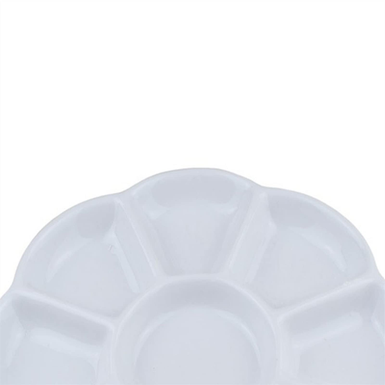 8-calowa Ceramiczna Paleta Akwarelowa, Biała Paleta Artysty, Odpowiednia Do Malowania Olejnego, Akwareli, Tacki Do Mieszania Gwaszu