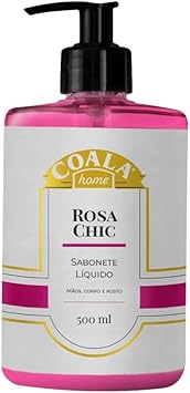 Coala Sabonete Liquido Maos e Corpo Limpa Hidrata Perfuma 500ml Rosa Chic Menor preço em Coala Sabonete Liquido Maos e Corpo Limpa Hidrata Perfuma 500ml Rosa Chic