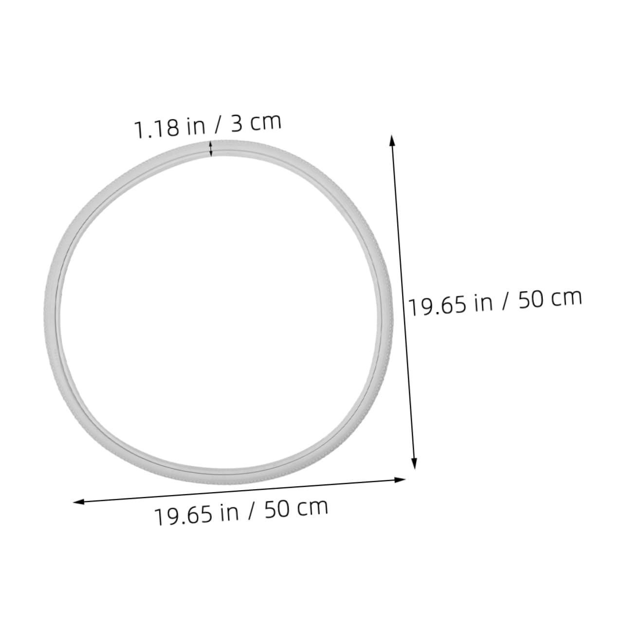 FOMIYES Wheelchair Rear Tire 22 Inch Universal Fit Solid Pu Foam Tire Non-Slip Easy to Install for Wheelchair