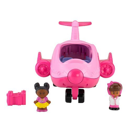 image for Fisher-Price Little People Spin 'N Fly Airplane - Pink