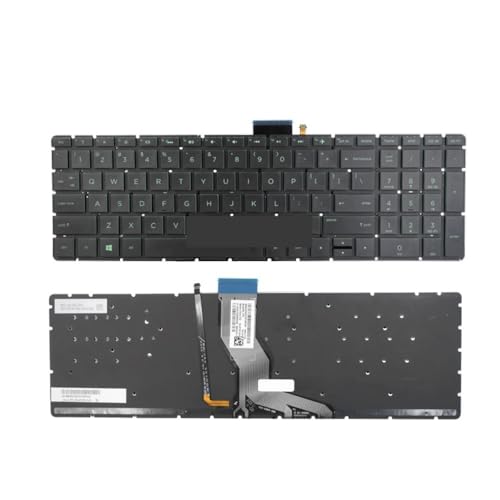 HP ENVY X360 15M 15-BP 15-BP015 BS BW 250 G6 �S�[���f���V���o�[�O���[�� SN7161BL2 �p�o�b�N���C�g�t���m�[�g�p�\�R���L�[�{�[�h�i�č��p��j(Green Backlight)