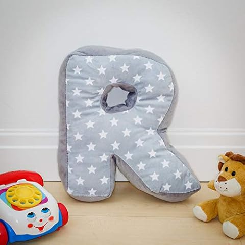 Alphabet Cushion R | Letter Pillow R Cover